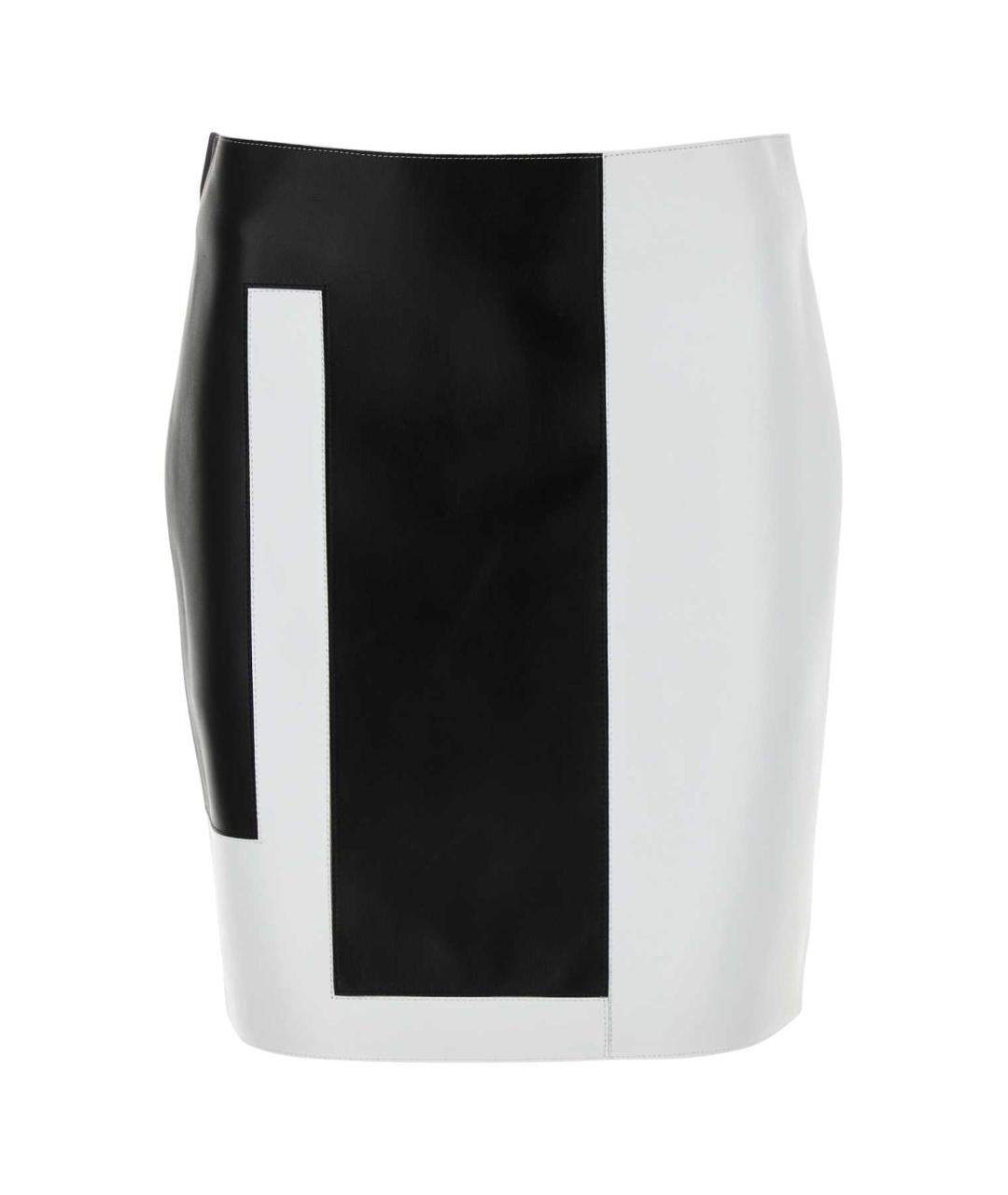 FENDI Мульти кожаная юбка мини, фото 1