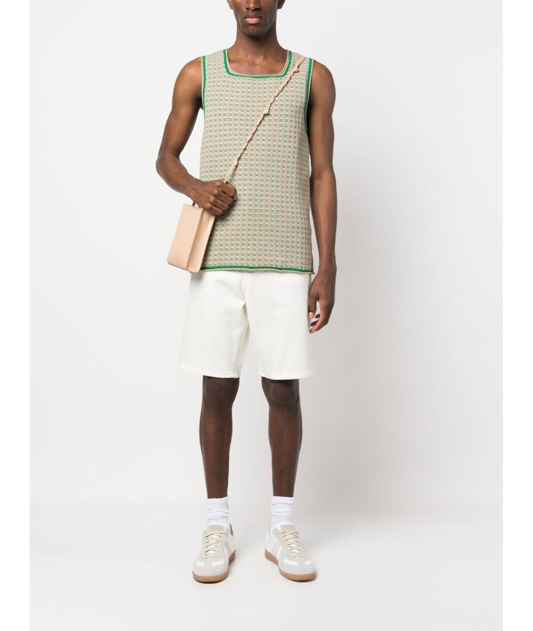 KENZO Белые хлопковые шорты, фото 2