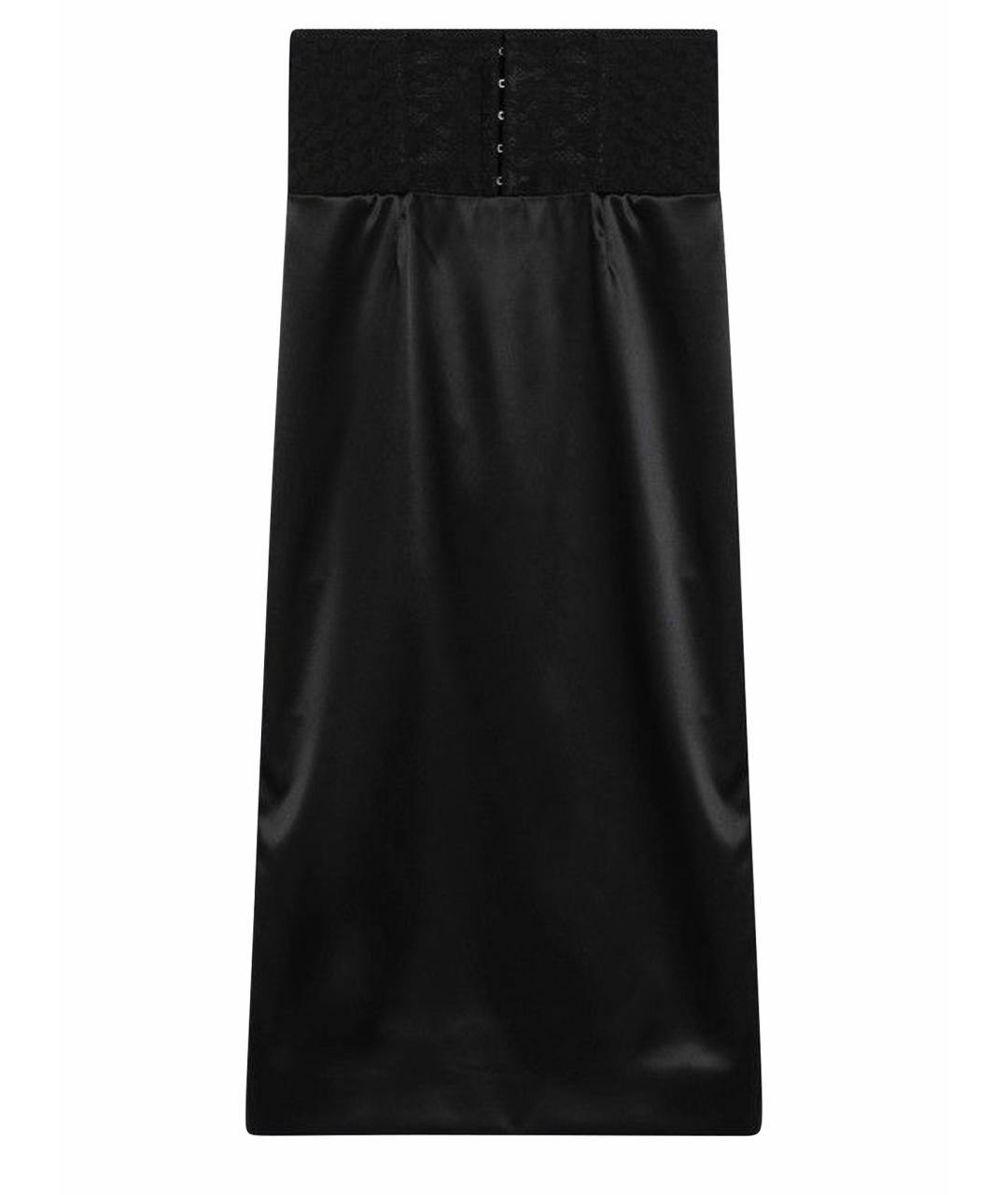 DOLCE&GABBANA Черная юбка миди, фото 1