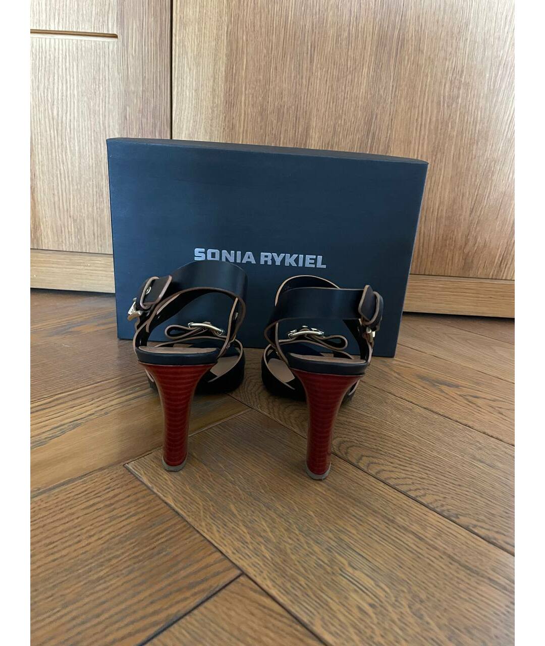 SONIA RYKIEL Черные босоножки, фото 2