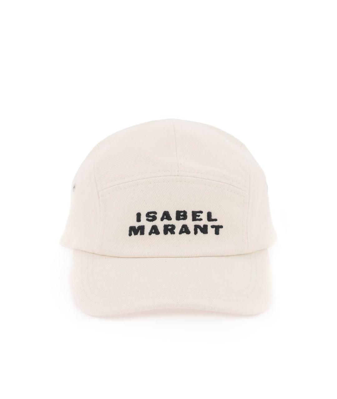ISABEL MARANT Белая хлопковая кепка, фото 1
