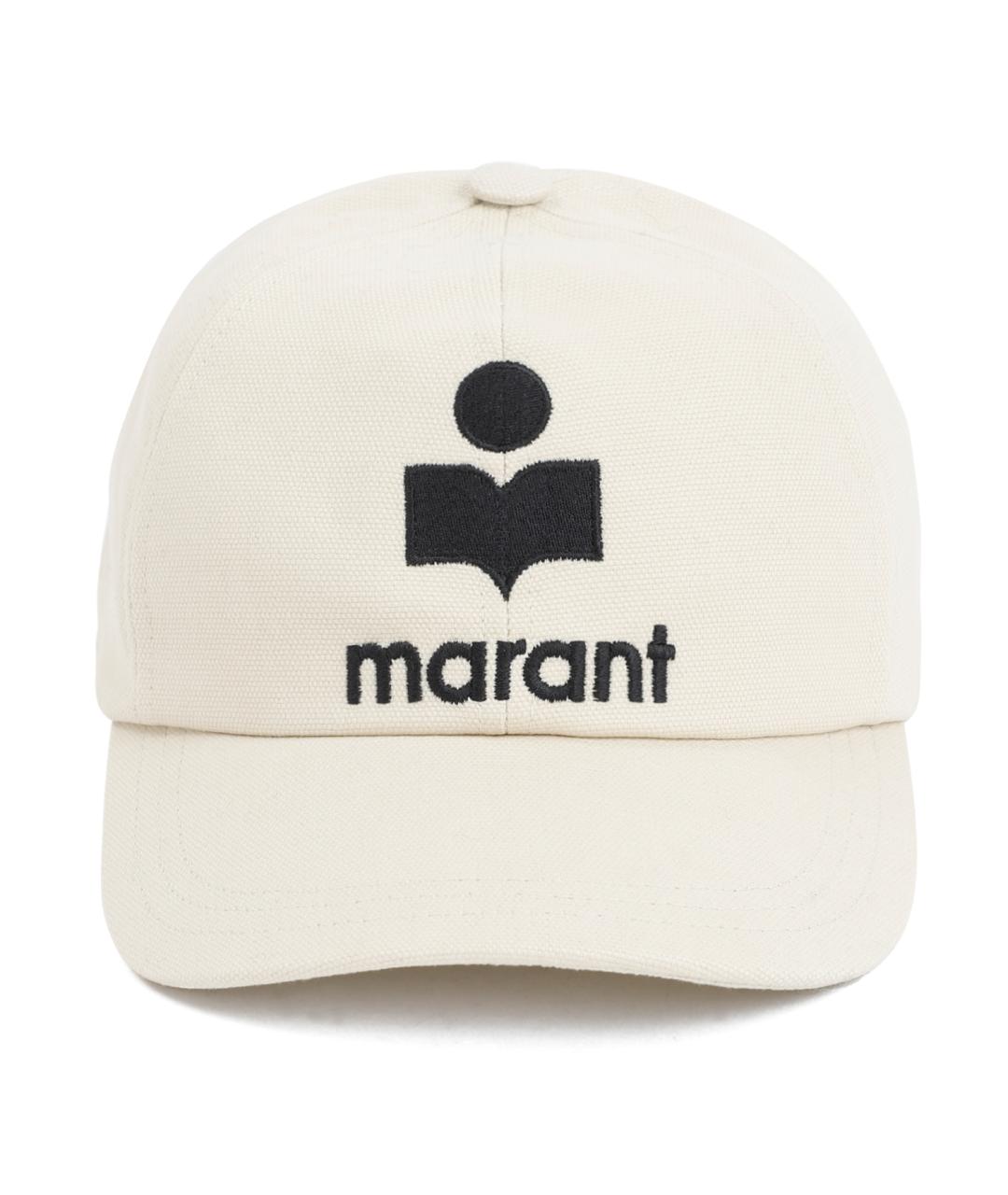 ISABEL MARANT Бежевая хлопковая кепка, фото 1
