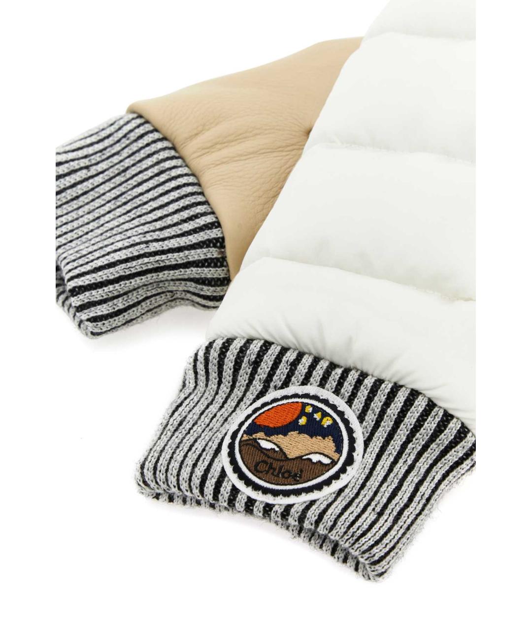 CHLOE Мульти кожаные перчатки, фото 2