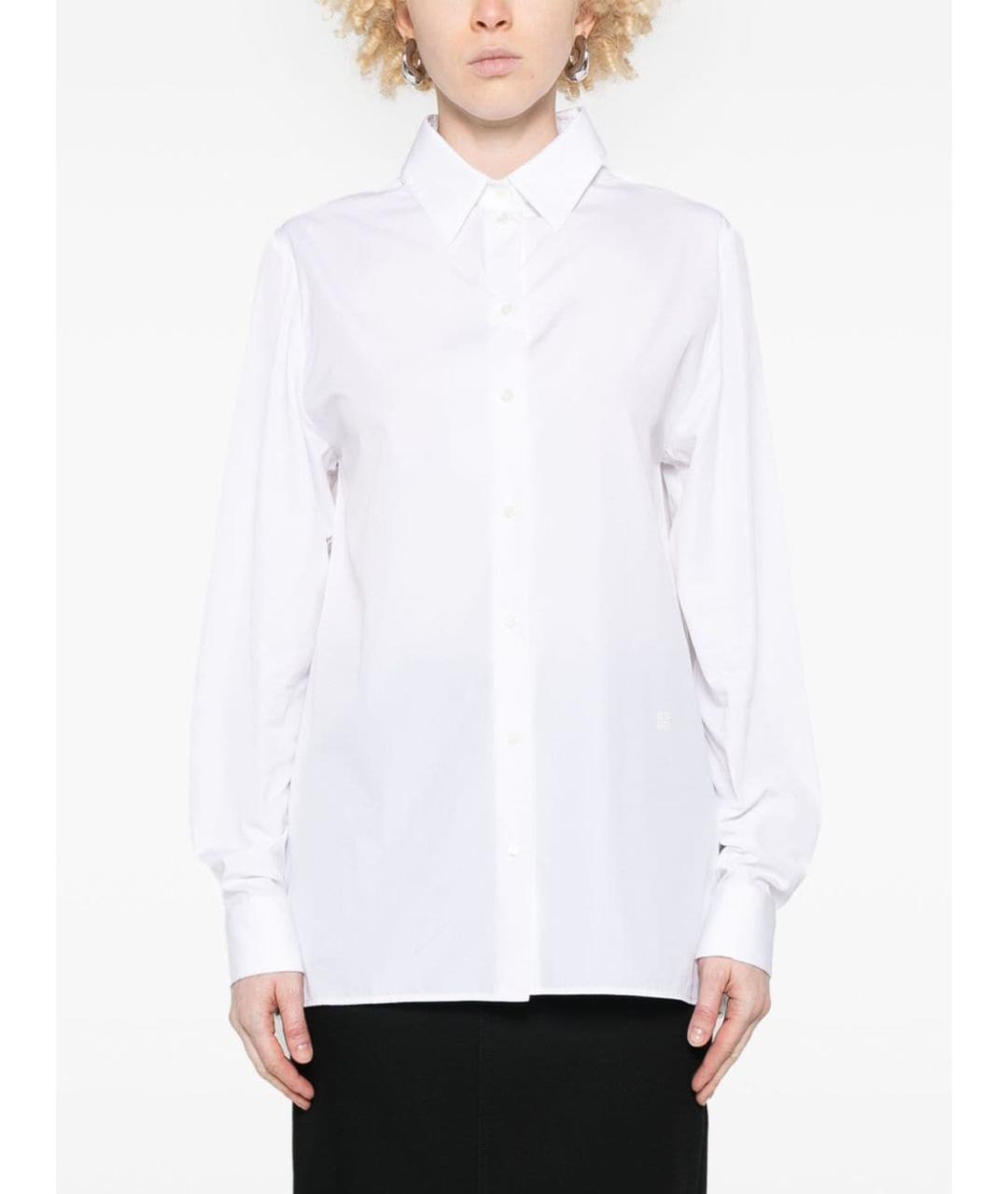 GIVENCHY Белая хлопковая рубашка, фото 2