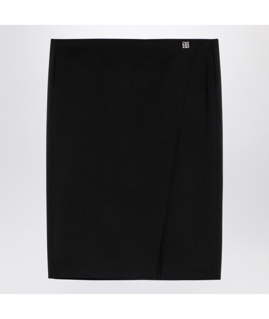 GIVENCHY Черная шерстяная юбка мини, фото 6