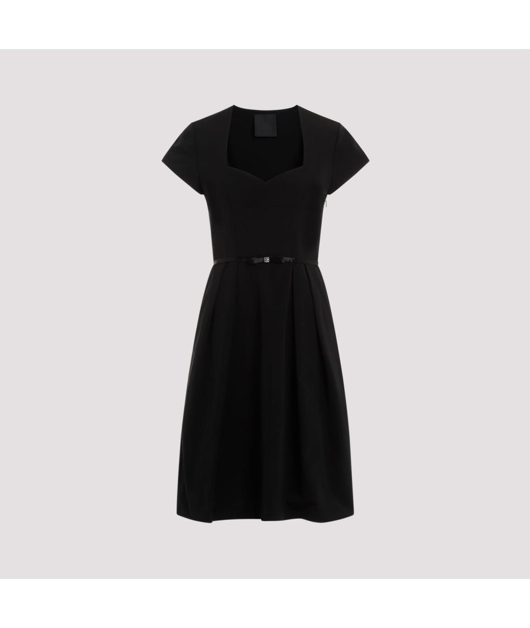 GIVENCHY Черное полиэстеровое повседневное платье, фото 2