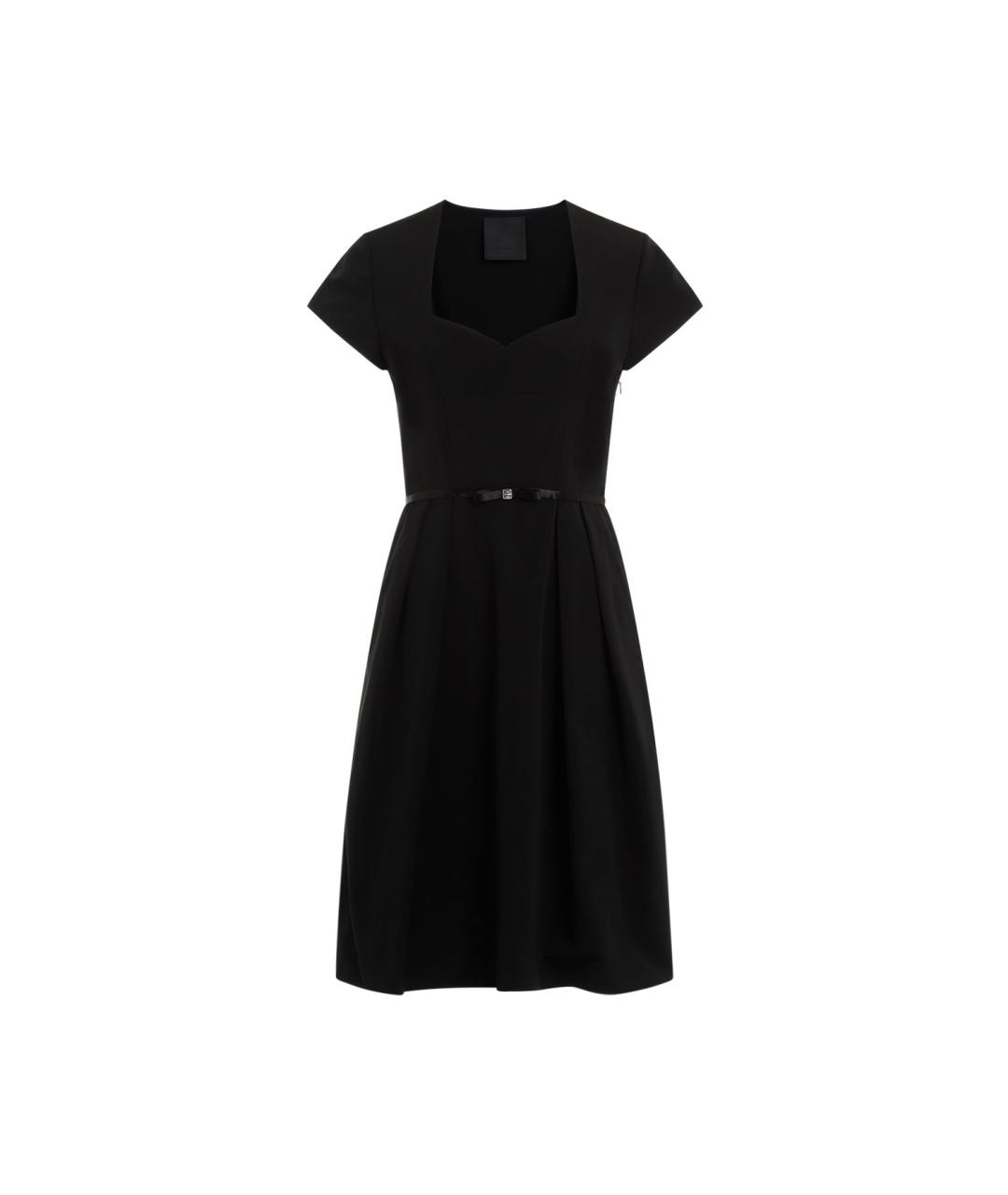 GIVENCHY Черное полиэстеровое повседневное платье, фото 1
