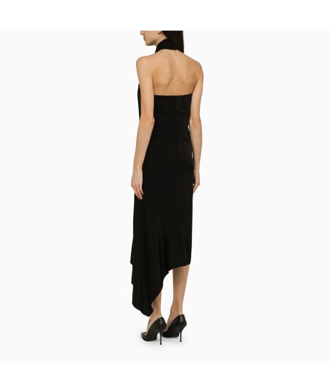 GIVENCHY Черное вискозное повседневное платье, фото 4