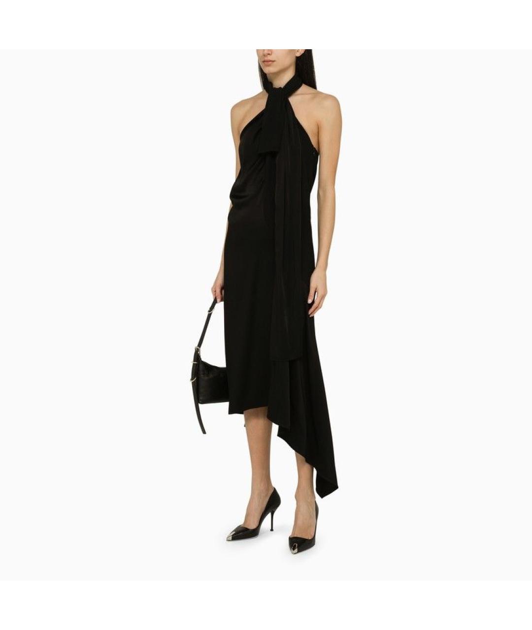 GIVENCHY Черное вискозное повседневное платье, фото 3