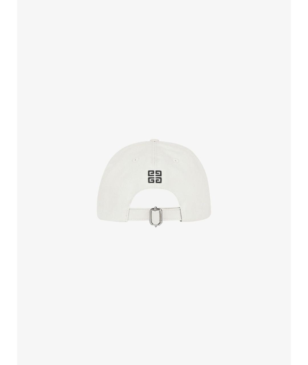 GIVENCHY Белая хлопковая кепка, фото 3