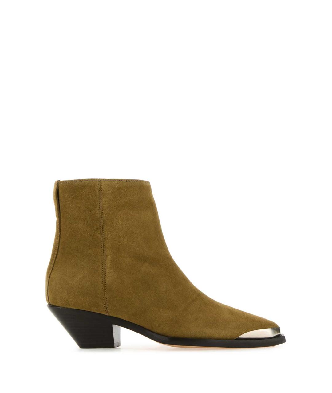 ISABEL MARANT Бежевые кожаные полусапоги, фото 1