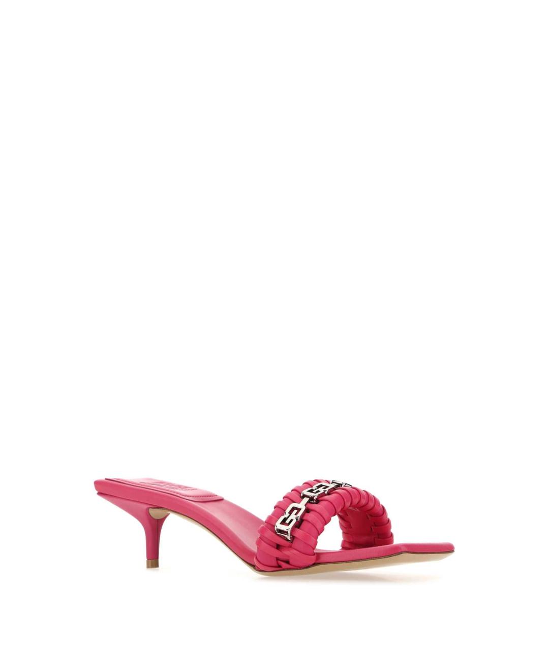 GIVENCHY Розовые кожаные мюли, фото 2