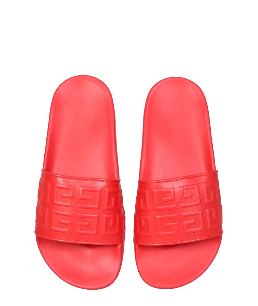 GIVENCHY Красные сандалии, фото 2