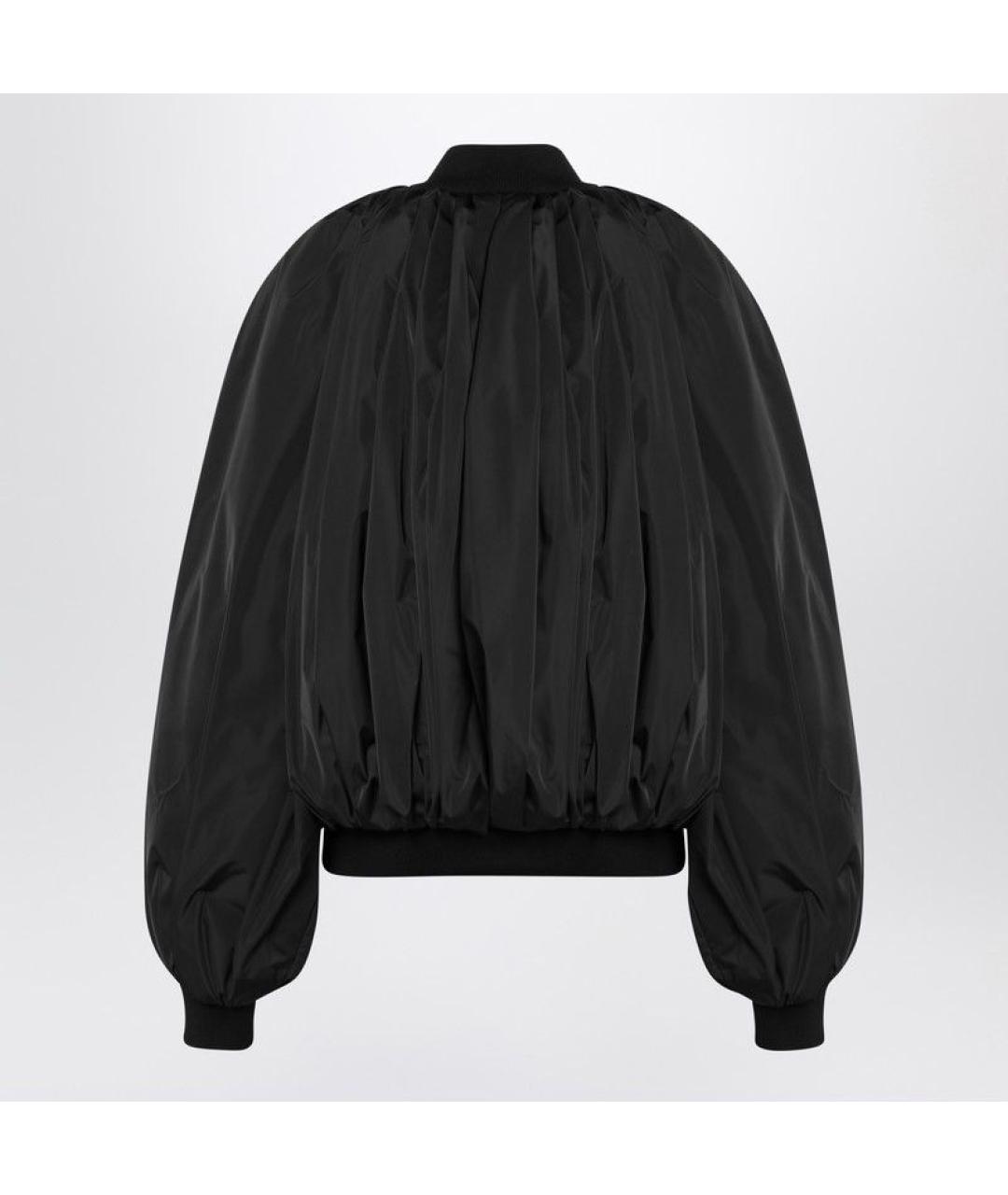 BALENCIAGA Черная полиэстеровая куртка, фото 2