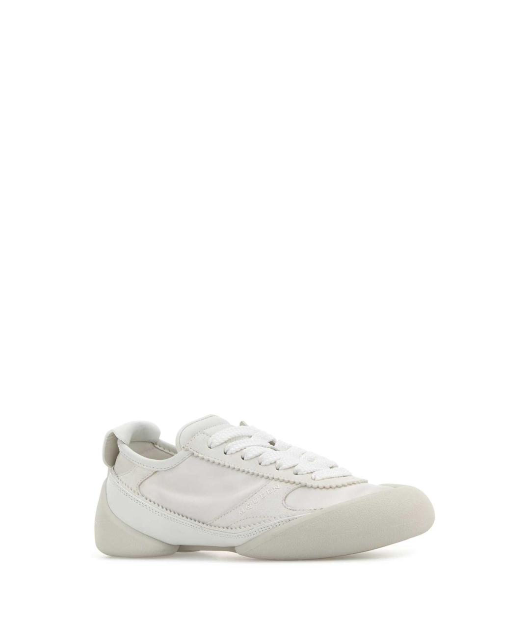 ALEXANDER MCQUEEN Белые кожаные кроссовки, фото 2