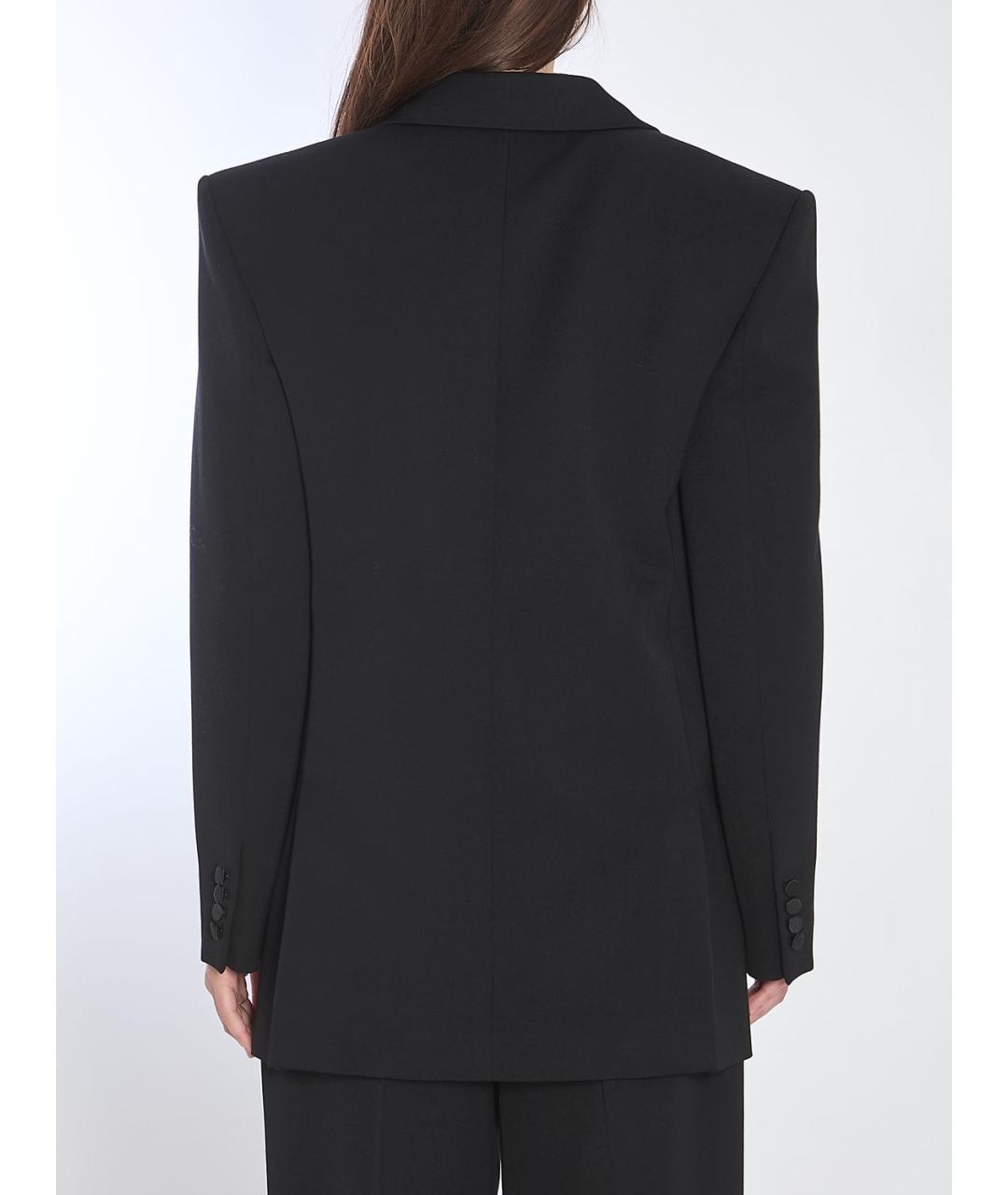 SAINT LAURENT Черная шерстяная куртка, фото 5