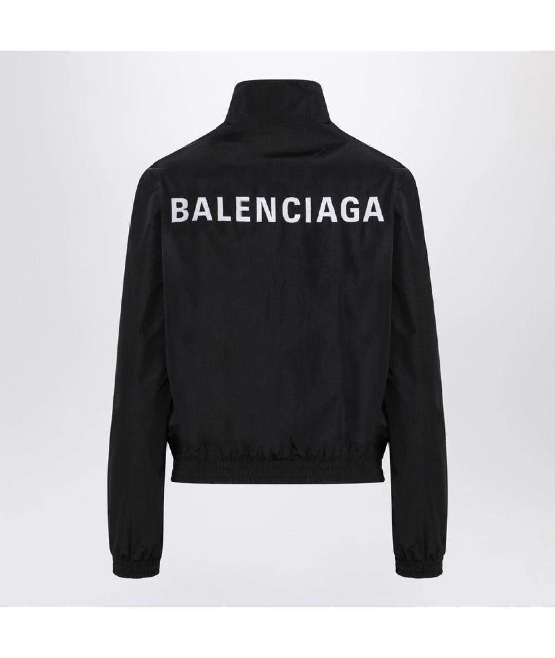 BALENCIAGA Черная полиамидовая куртка, фото 2