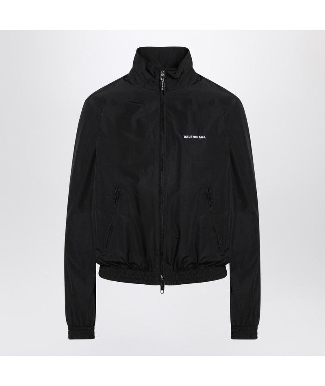 BALENCIAGA Черная полиамидовая куртка, фото 3