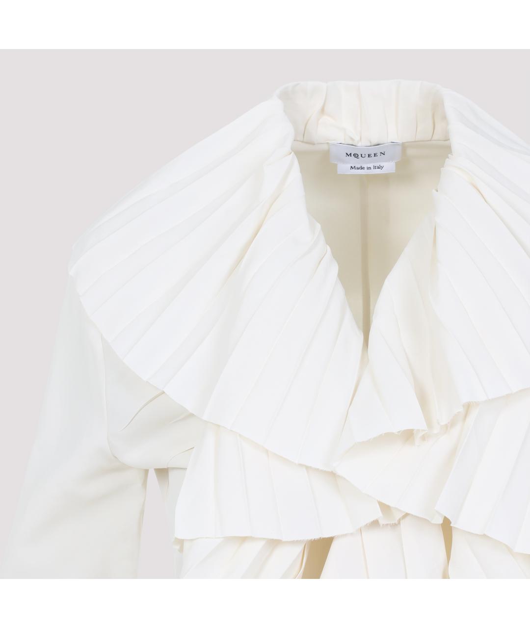 ALEXANDER MCQUEEN Белая блузы, фото 5