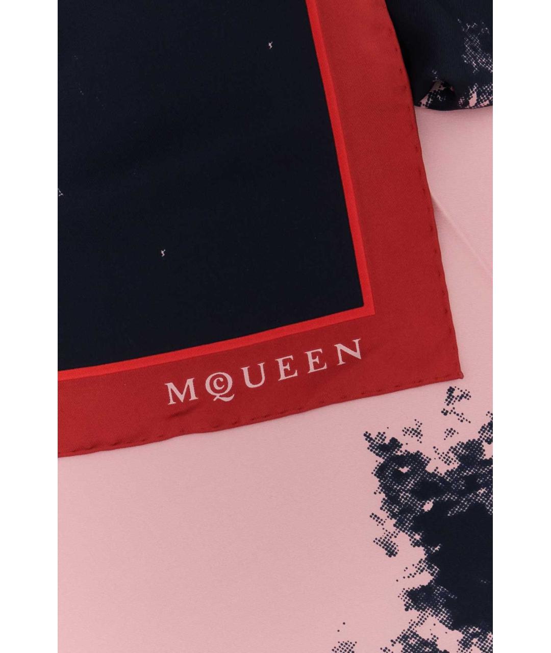 ALEXANDER MCQUEEN Мульти шелковый шарф, фото 2