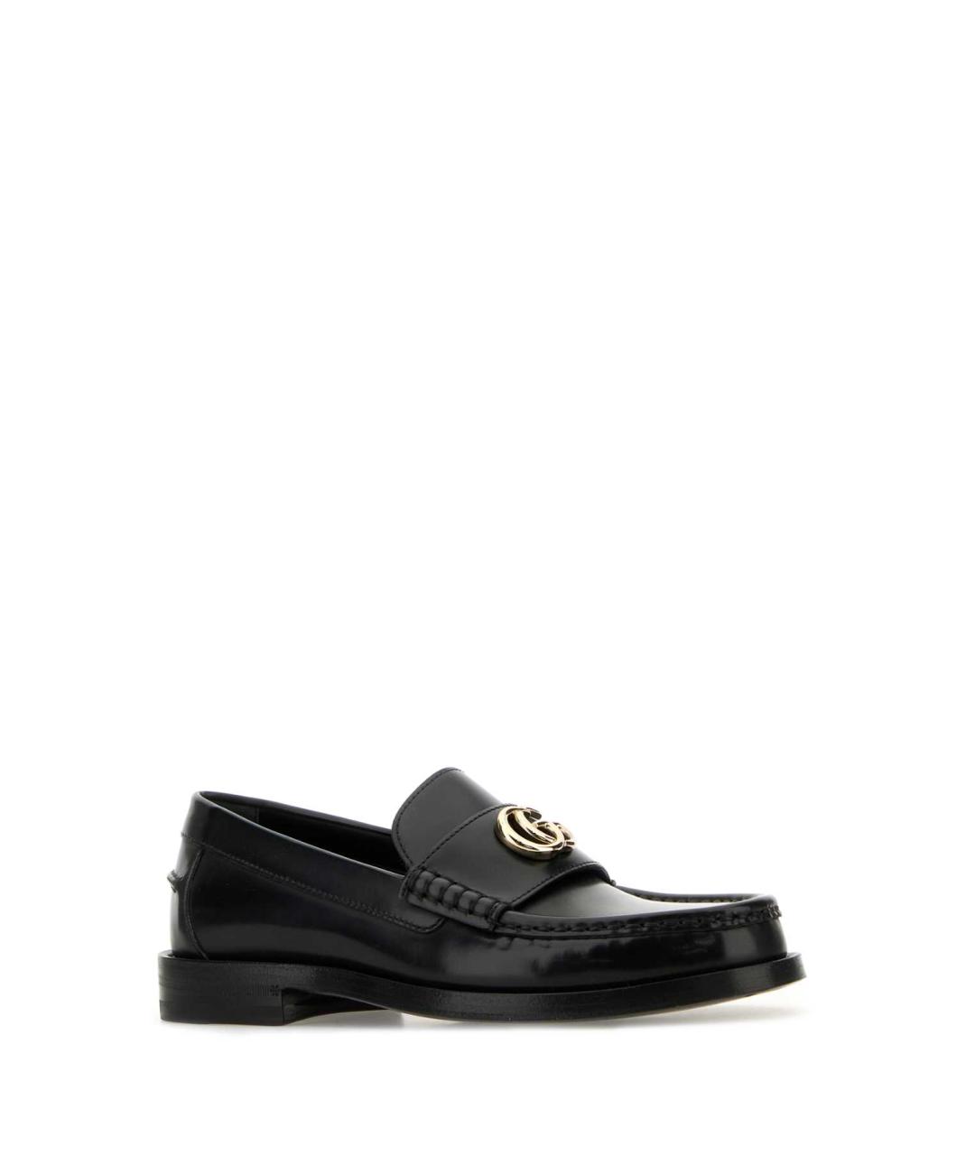 GUCCI Черные кожаные лоферы, фото 2