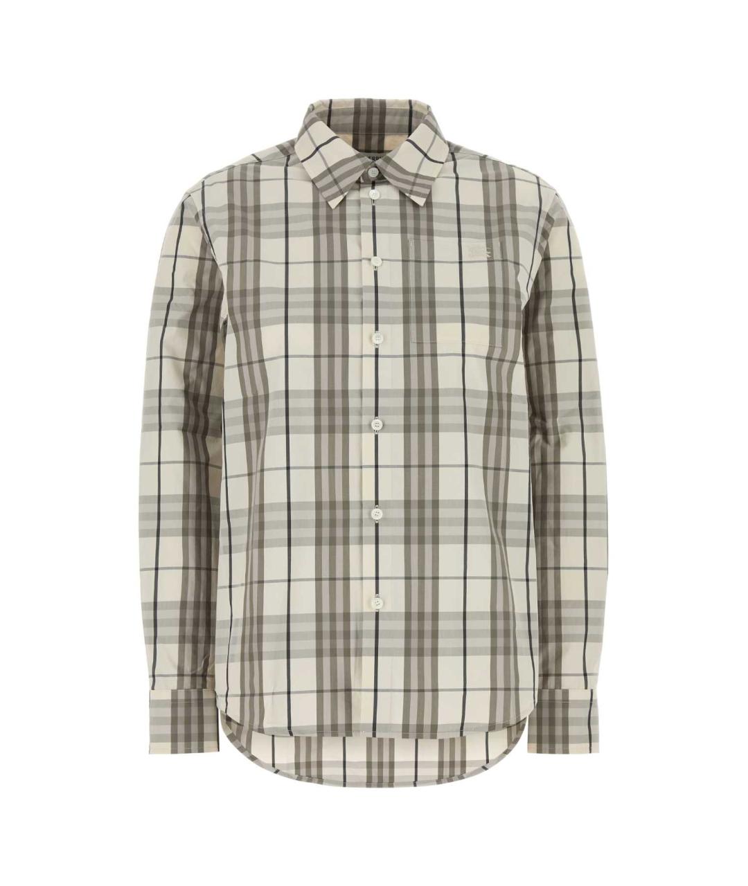 BURBERRY Зеленая хлопковая рубашка, фото 1