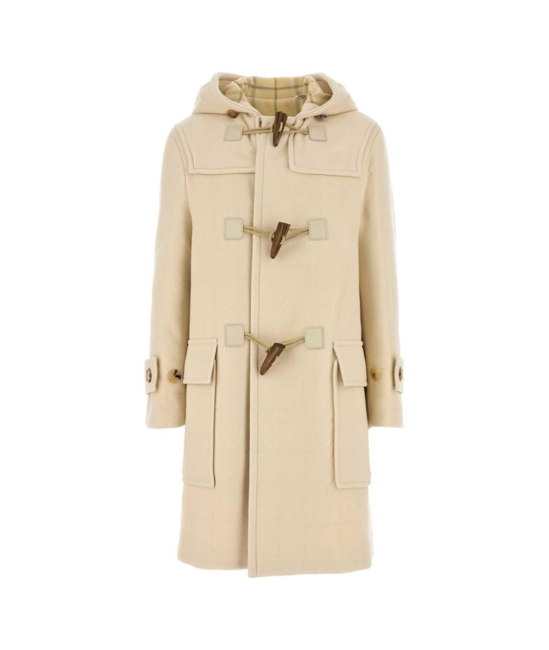 BURBERRY Бежевое кашемировое пальто, фото 1