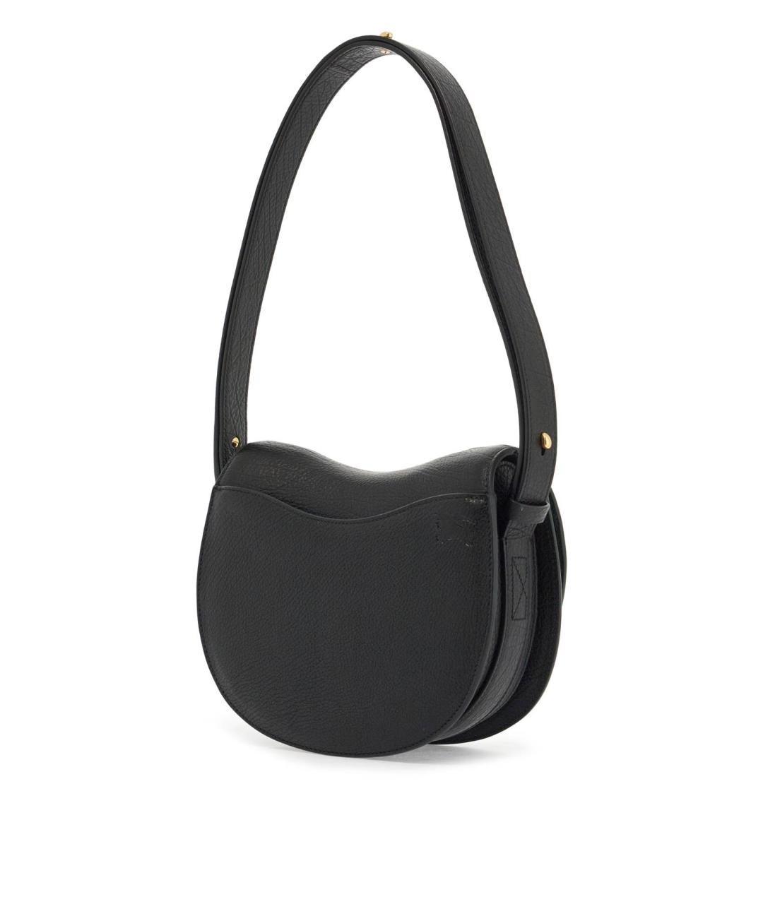 BURBERRY Черная кожаная сумка через плечо, фото 3