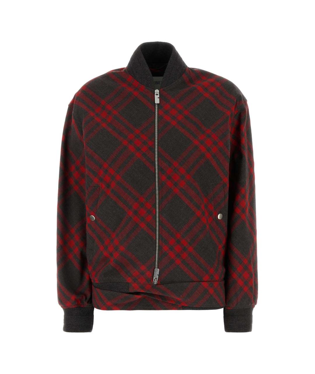 BURBERRY Красная полиэстеровая куртка, фото 1