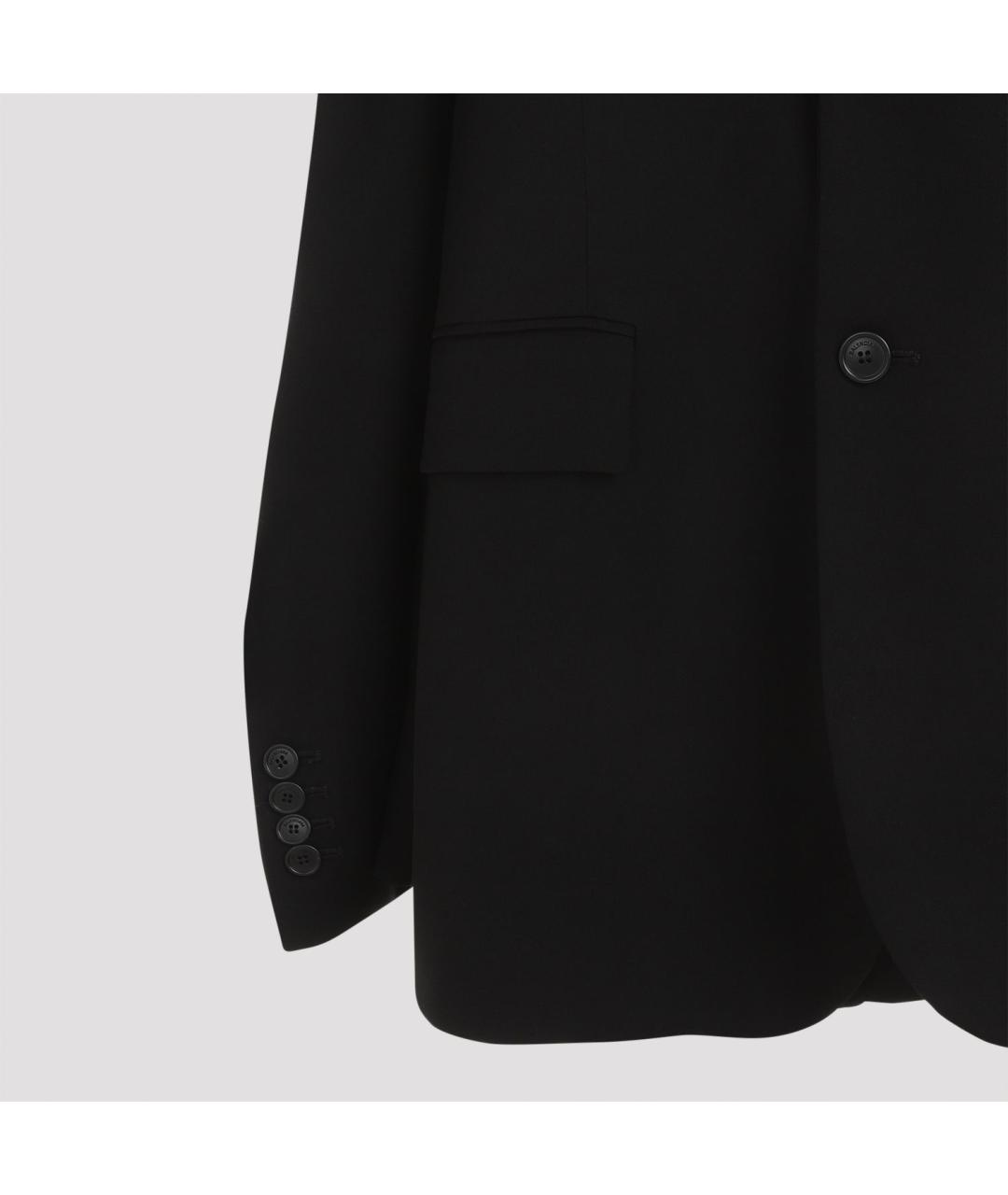 BALENCIAGA Черное шерстяное повседневное платье, фото 4