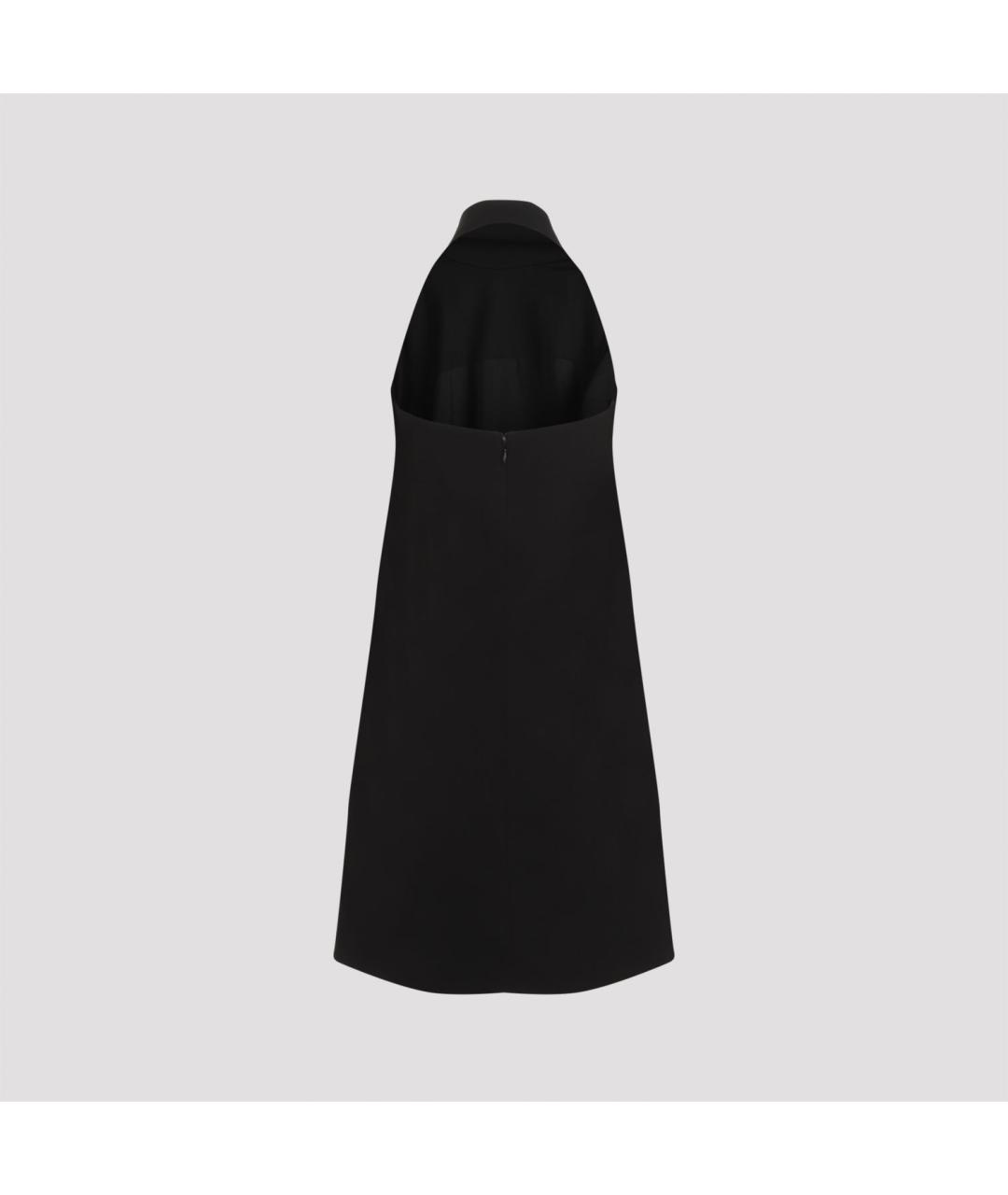BALENCIAGA Черное шерстяное повседневное платье, фото 3
