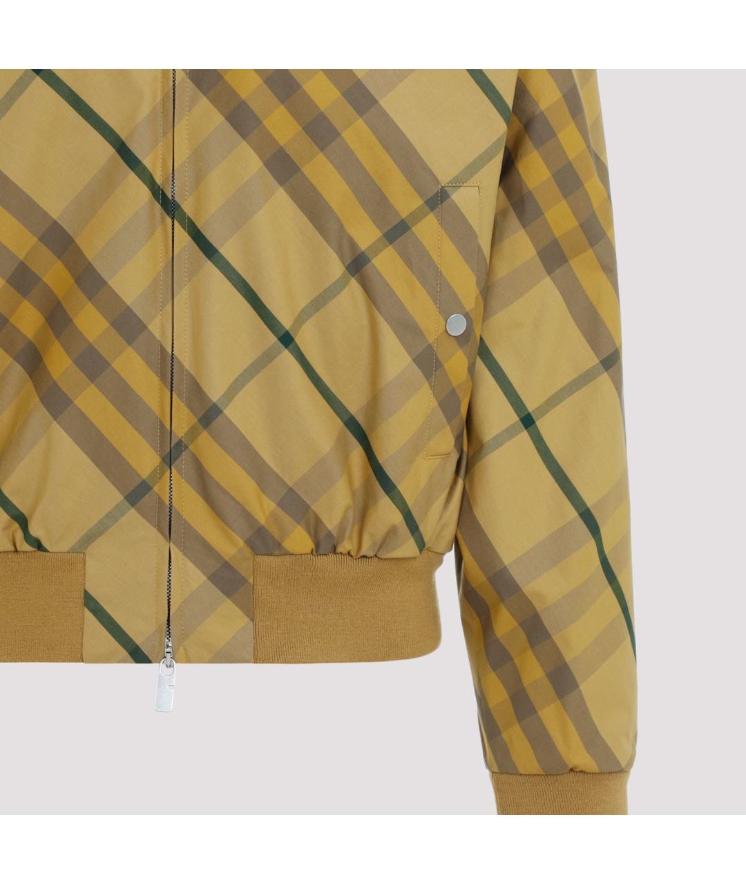 BURBERRY Бежевая хлопковая куртка, фото 3