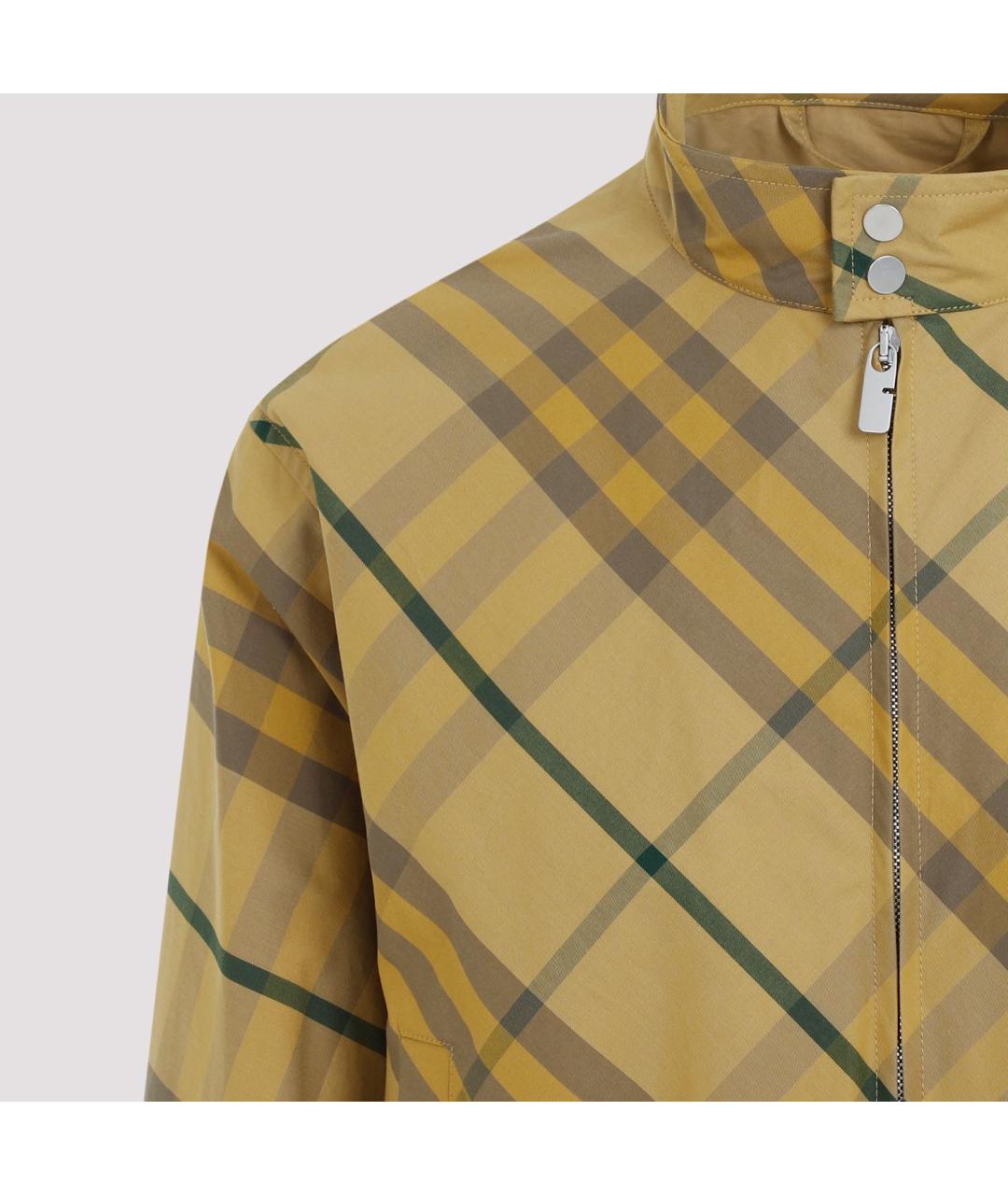 BURBERRY Бежевая хлопковая куртка, фото 4