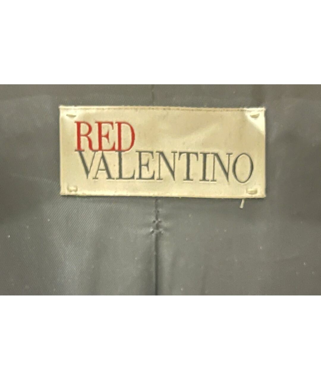 RED VALENTINO Черное шерстяное пальто, фото 5