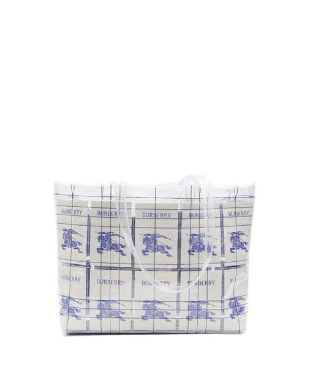 BURBERRY Белая сумка с короткими ручками, фото 1