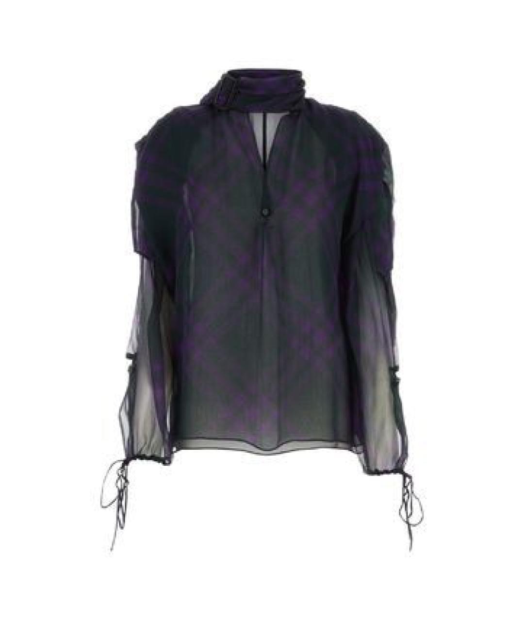 BURBERRY Мульти шелковая блузы, фото 1