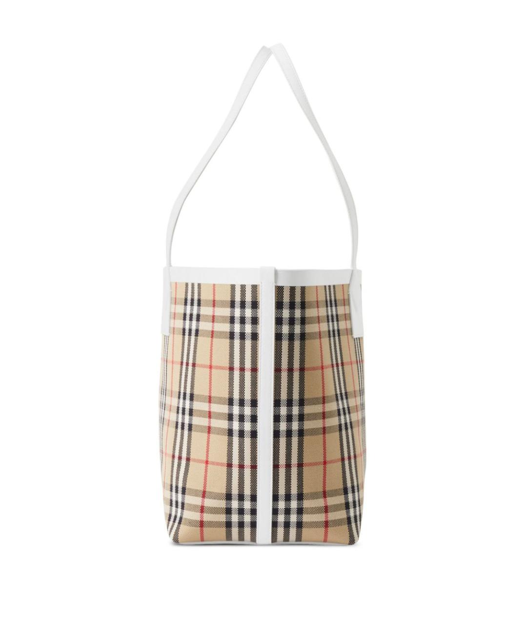 BURBERRY Бежевая сумка тоут, фото 4