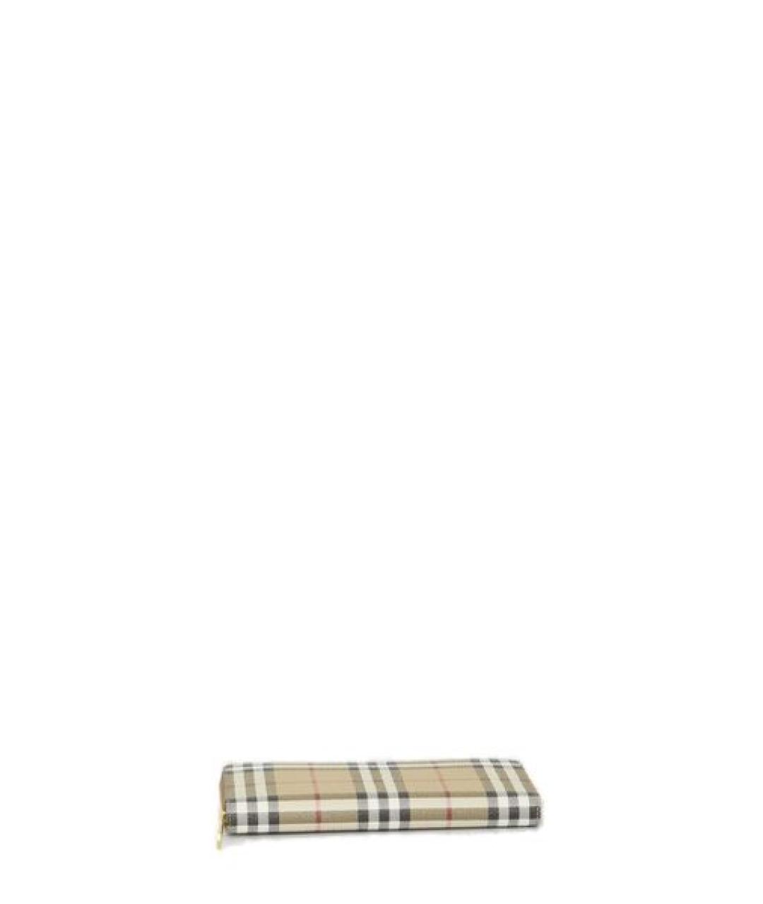 BURBERRY Бежевый кошелек, фото 4