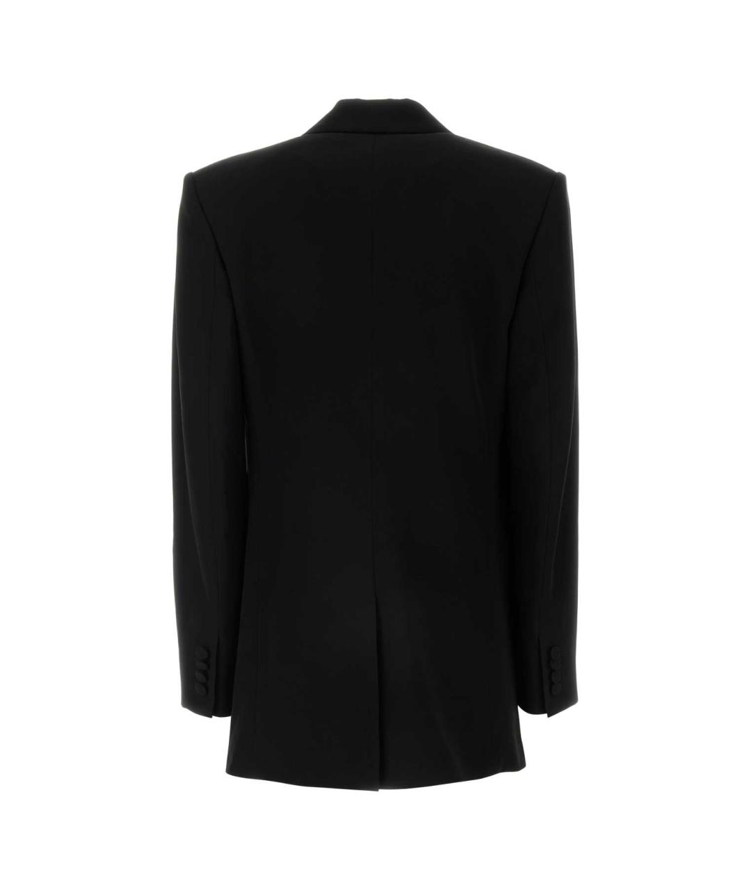 SAINT LAURENT Черная шелковая куртка, фото 2