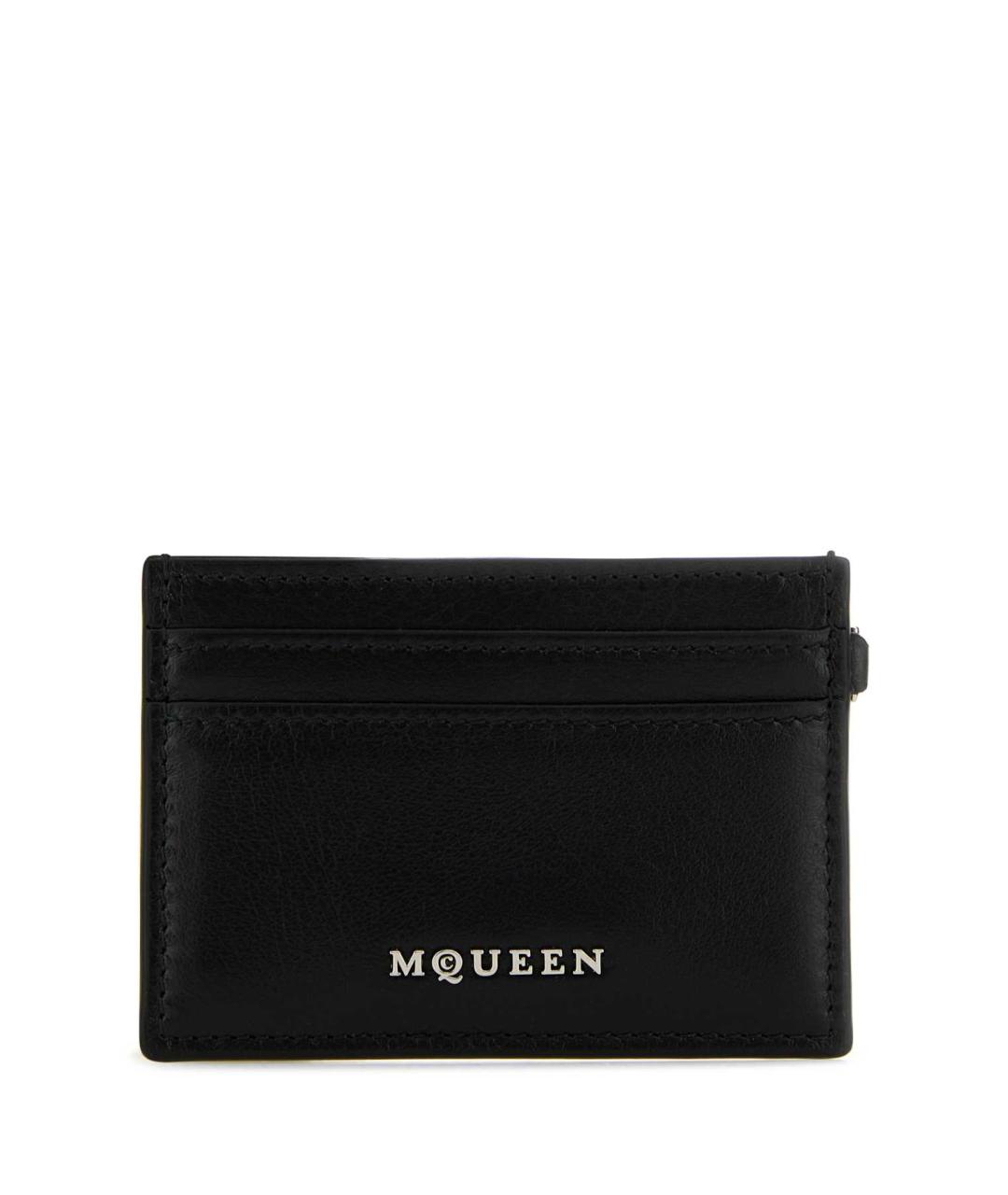 ALEXANDER MCQUEEN Черный кардхолдер, фото 1