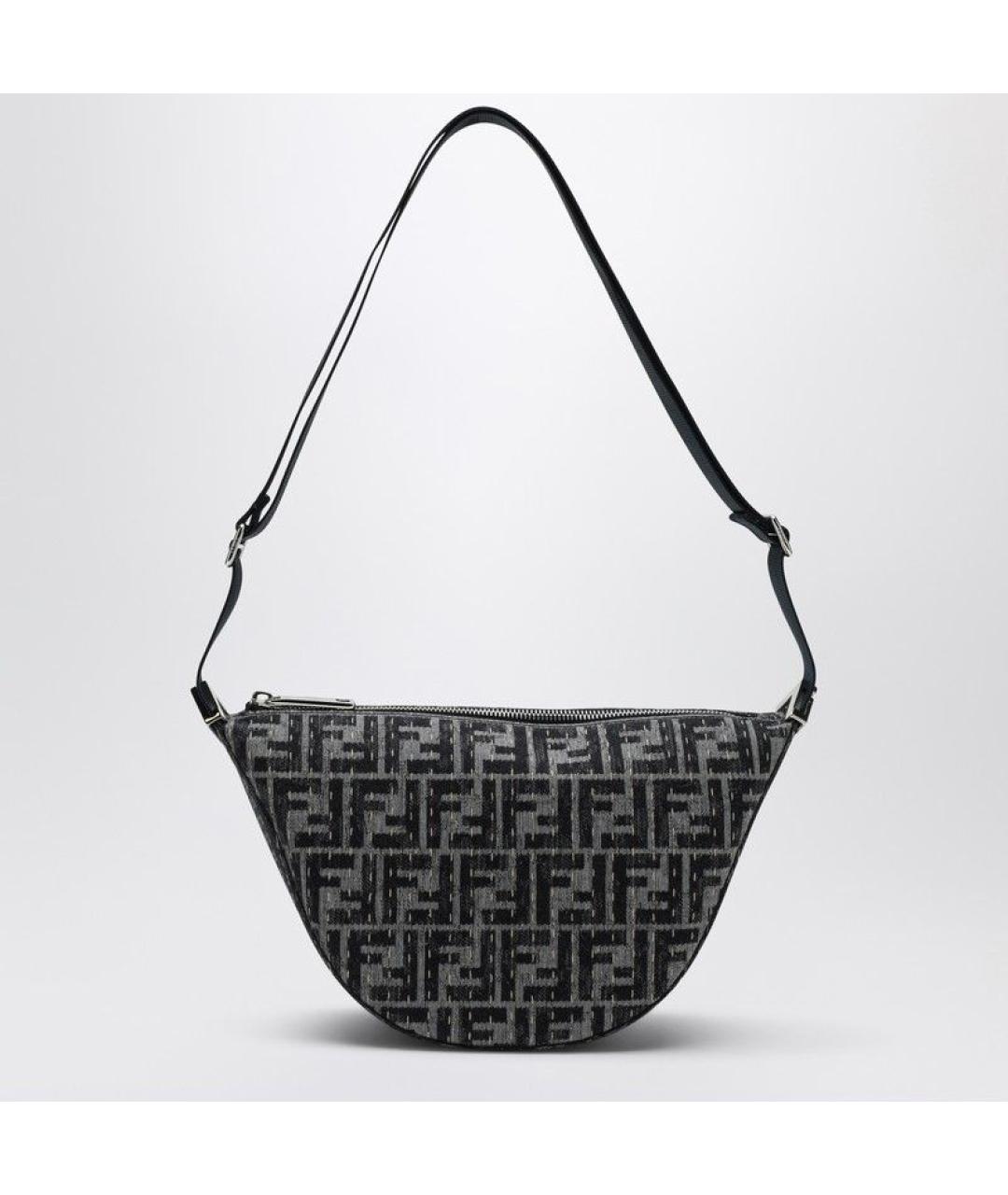 FENDI Антрацитовая сумка на плечо, фото 3