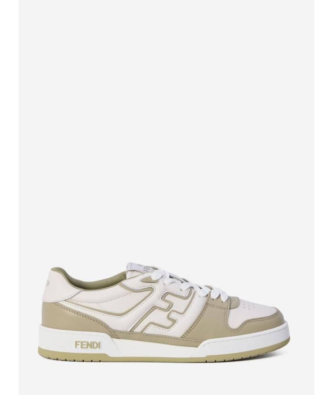 FENDI Мульти кожаные низкие кроссовки / кеды, фото 5
