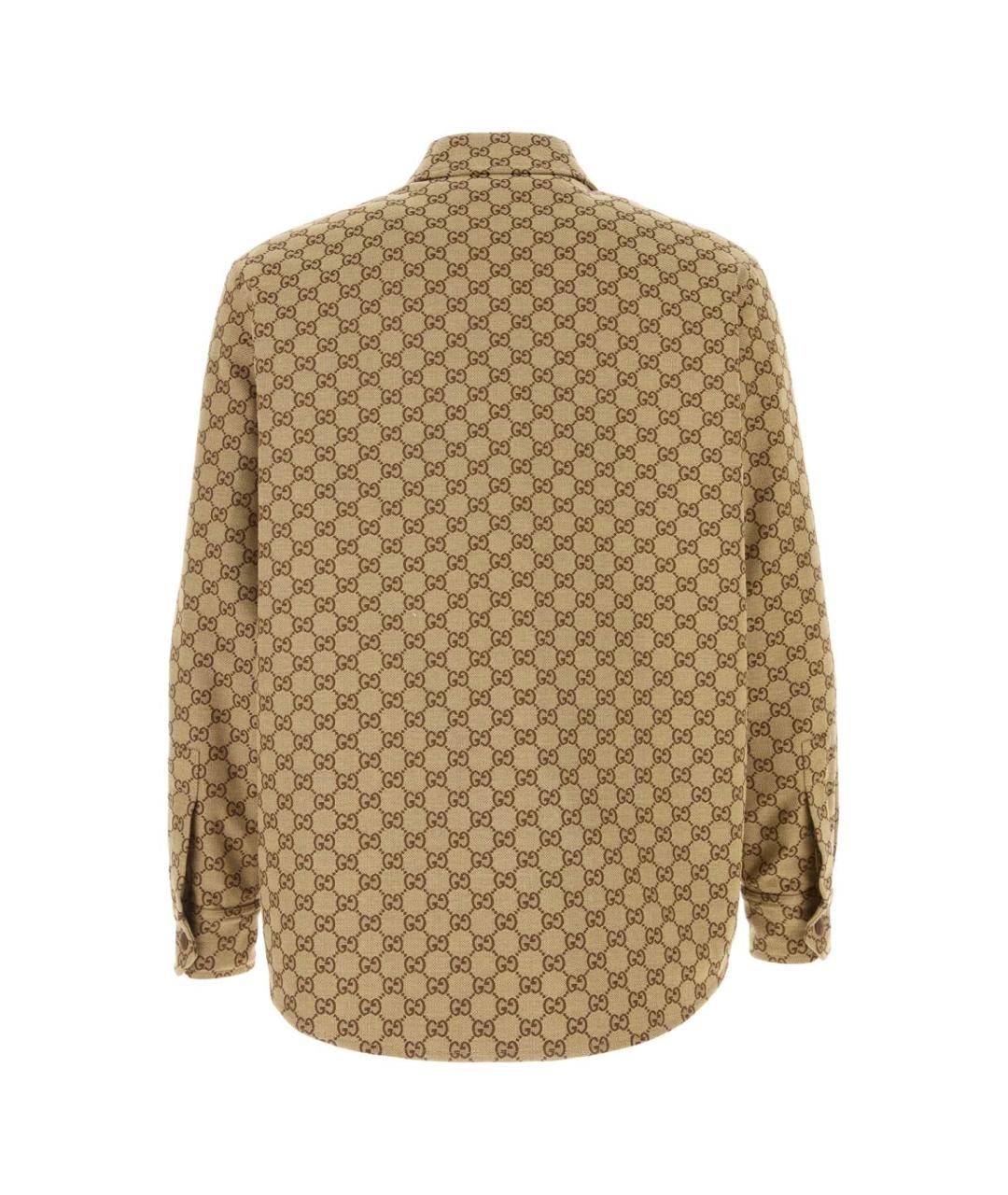 GUCCI Бежевая полиэстеровая куртка, фото 2