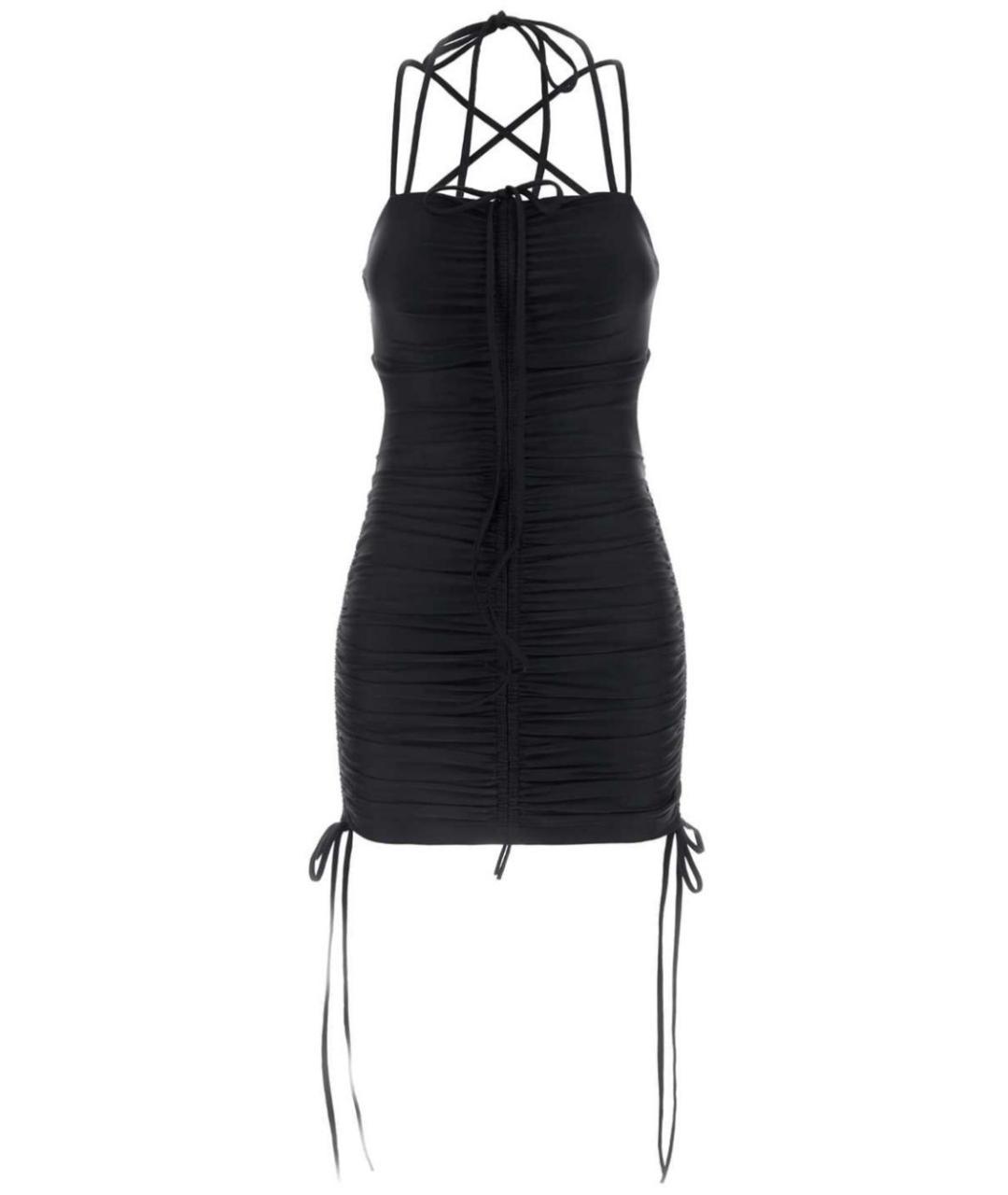 BALENCIAGA Черное полиамидовое повседневное платье, фото 1