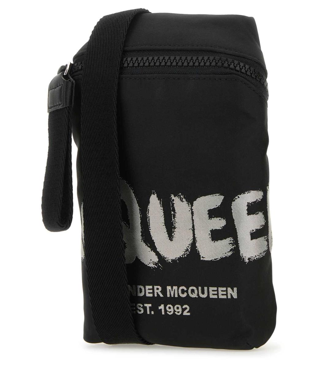 ALEXANDER MCQUEEN Черная сумка через плечо, фото 2
