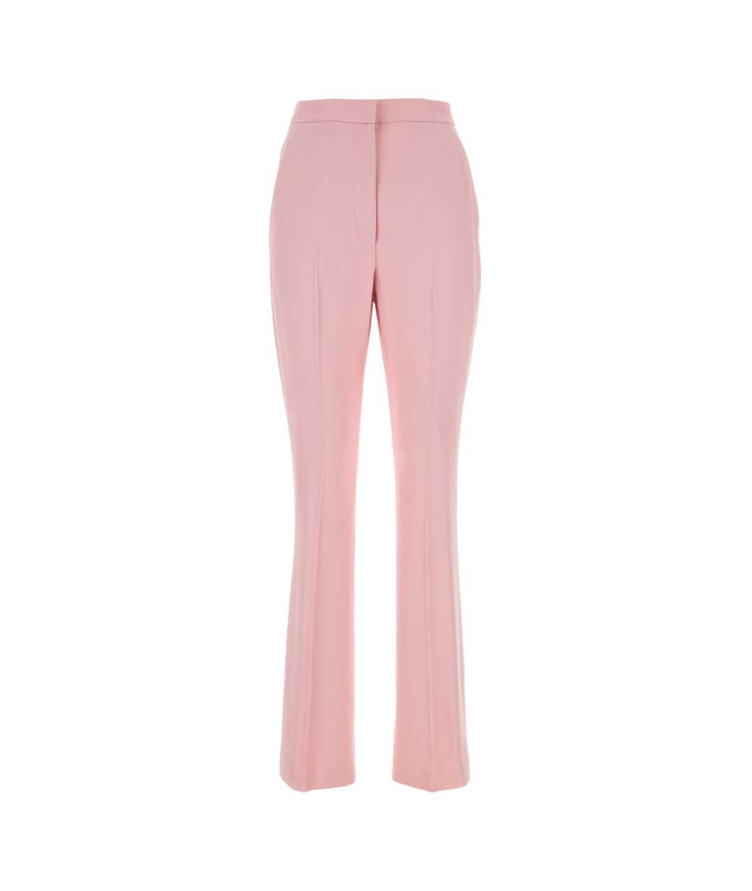 ALEXANDER MCQUEEN Розовые прямые брюки, фото 1