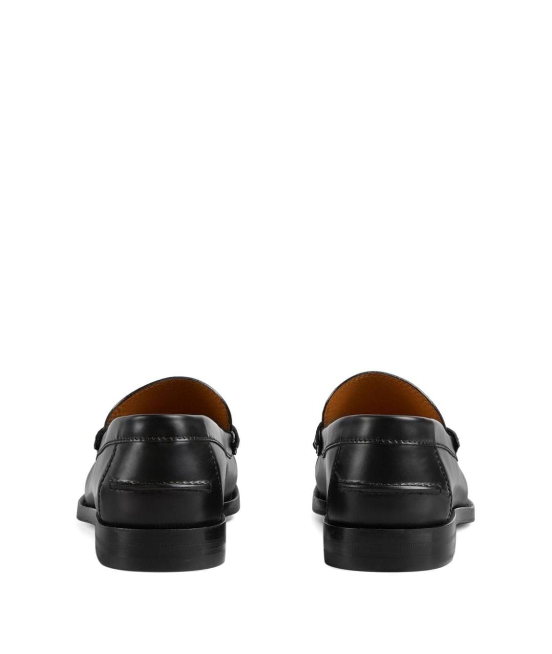 GUCCI Черные кожаные лоферы, фото 3