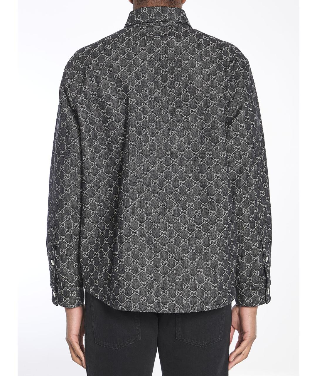 GUCCI Мульти полиэстеровая рубашка, фото 5