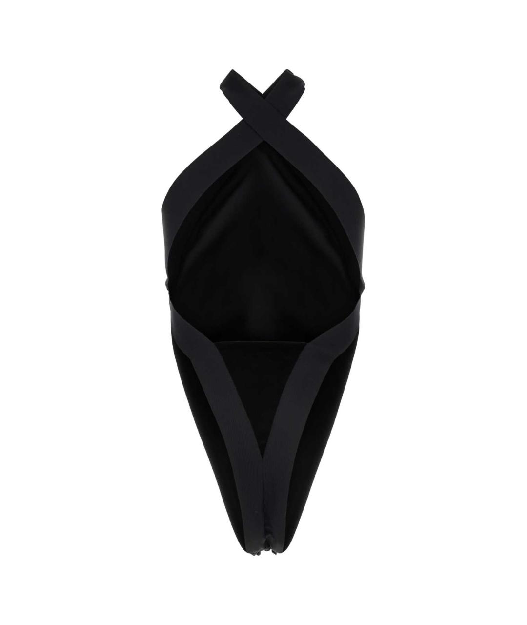SAINT LAURENT Черная хлопковая майка, фото 2