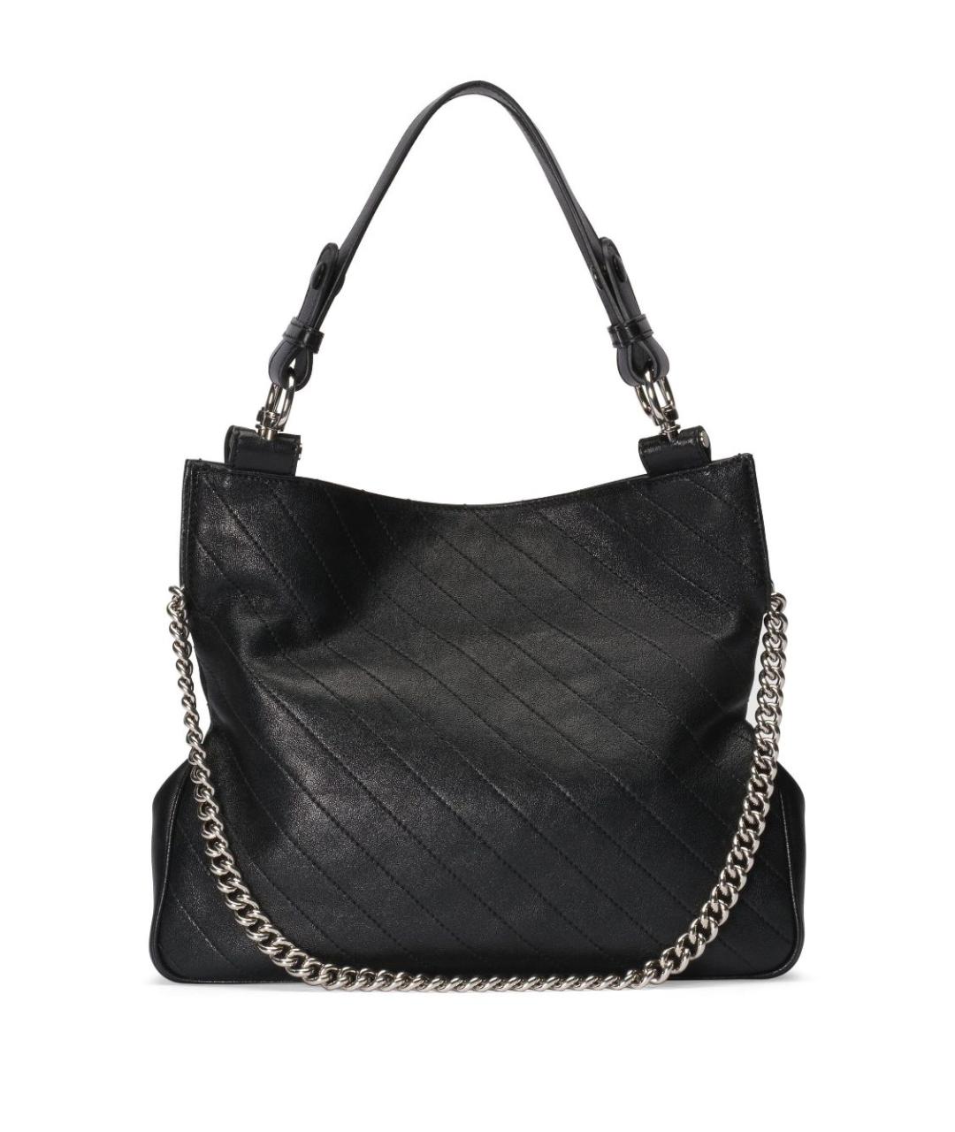 GUCCI Черная кожаная сумка через плечо, фото 2